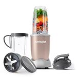 nutribullet Blender 900 Series - Powerful 24,000 RPM Extractor Blends Frozen Fruit, Nuts & Ice - Includes an Oversized Cup, a Tall Cup, a Handled Ring & 2 Lids - For Smoothies & Juices