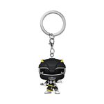 Funko Pop! Keychain: Mighty Morphin Power Rangers 30th - Black Ranger - Power Rangers TV Novelty Keyring - Collectable Mini Figure - Stocking Filler - Gift Idea - Official Merchandise - TV Fans