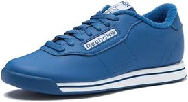 Reebok Princess Sneakers for Women, Comfortable Walking or Tennis Womens Shoes, Navy/Navy/White, 8