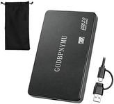 GODBPNYMU 500GB External Hard Drive,Compact Portable Hard,USB 3.0/USB C