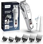 kitsky Dog Clippers, Dog Grooming kit, Professional for Thick Coats/Heavy Hair, Low Noise Rechargeable Cordless Pet Shaver for Dogs Pets and Animals, Dog Trimmer for Grooming, Dog Shaver