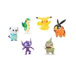 Pokémon Battle Figure 6 Pack - Features 2-Inch Sableye, Axew, Snivy, Tepig, Oshawott & Pikachu - Authentic Details