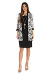 R&M Richards Women's Jacket Dress Suit Set, Black, 10