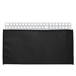 kwmobile Dust Cover Compatible with Universal Keyboard (M) - Computer Keyboard Protector Fabric Case - Black