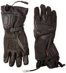 Mobile Warming Adult Barra Leather/Textile Heated 12v Gloves (Black, XXX-Large)