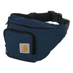 Carhartt Unisex-Adult Adjustable Waist, Durable, Water Resistant Hip Pack, Navy, One Size