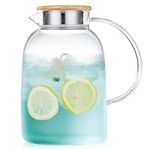 68 fl oz Large Glass Teapot with 2-