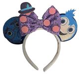 CLGIFT Frozen Inspired Minnie Ears Headband, Olaf Minnie Ears bing bong joy sadness ears (Inside Out 2)