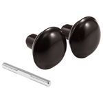 Prime-Line Products E 2499 Door Knob Set with Spindle, Oil Rubbed Bronze