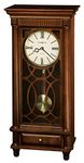 Howard Miller Lorna Mantel Clock 635-170 – Tuscany Cherry Finish, Drawer Base, Antique Home Decor, Brass Finished Pendulum, Volume Control, Quartz, Triple-Chime Movement