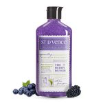 St. D’vence Berry Bunch Salicylic Acid Body Wash Shower Gel with Blueberry fresh fruit & Blackberry | Body Wash For Women & Men | Deep Cleansing, Paraben & SLS Free, Exfoliating Body Wash | Body & Back Acne Body Wash- 300ml