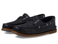 Sperry Men's A/O 2-Eye Cross Lace Boat Shoe, Pull-Up Navy, 13 M US