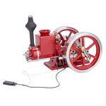 APAP Hit and Miss Engine Model, HM-01 7cc Engine 4-stroke Horizontal Hit and Miss Internal Combustion Engine (RTR Version)