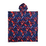 Marvel Spider-Man Hooded Throw EXPRESSIONS Blanket Toddlers All-Season Wearable Plush Poncho Wrap Best Gifts for Boys and Girls, 40x44 inches (Official Marvel Product)