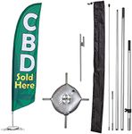 Vispronet Premium CBD Feather Flag 