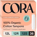 Cora Organic Applicator Tampon Mult