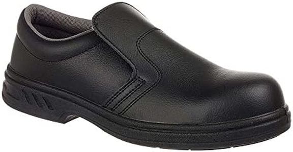 Portwest Steelite Slip On Safety Shoe, Black, Size 39