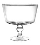 Glass - Trifle Bowl - 8.75" Height - 120 Oz. Fluid Capacity - Beautifully Structured - Made in Europe - by Barski