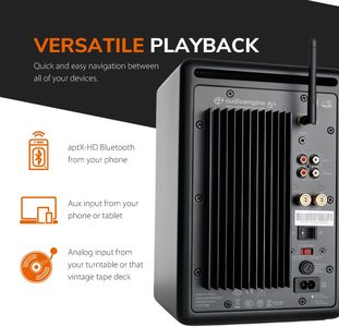 Audioengine A5 Bookshelf Speakers – 150W Powered Stereo Pair