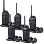 Retevis RT27 Walkie Talkie Rechargeable Long Range 22 Channel Rugged VOX Two Way Radio(5 Pack)