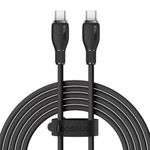 Baseus P10355702111-00 Pudding Series Fast Charging Cable 1.2m Silicone Cable Black Type-C to Type-C 100W