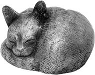 Rainbowbridge At Peace Cat Urn For Ashes - Handcrafted Cat Memorial - Pet Urn Suitable for Indoor & Outdoor Use