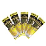 King Palm | Banana Cream | 10 Palm Leaf Rolls | Size: Slim| 5 Pack Bundle | 1 Pack = 2 Rolls