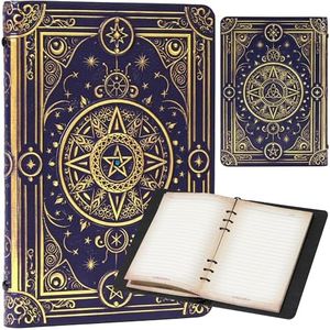 Soar Forge Magic Refillable Notebook Journal for DND Binder - Story Forge 400 Pages (200 Sheets) with Worn Ancient Magic Design for DND or Fantasy Enthusiasts - Perfect for Dungeons and Dragons (D&D)