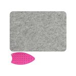 17 x 13.5inchs Wool Pressing Mat 100% New Zealand Felted Wool Ironing Mat for Quilter, Sewing