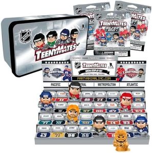TeenyMates NHL Hockey Action Figures Gift Set with Collectible Tin