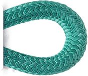 Pelican Rope High Strength Low Stretch Versatile Polyester Double Braid 100% Polyester Core and Cover The Ape Rigging Rope - (3/4" x 600 ft. Green)