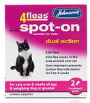 Johnsons 4Fleas Dual Action Spot On For Cats and Kittens (Cats Over 4kg)