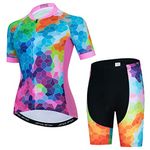 YOUALSO Cycling Jerseys For Women, Mountain Bike Clothes Ladies Bicycle Shirt Biker Tops Cyclist Apparel S-3XL, T2000-1, Small