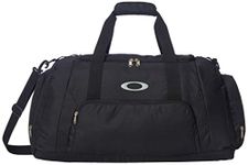 Oakley Crestible Gym Duffel Bag, Blackout, One Size