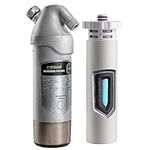 Miniwell L720-Plus Shower Water Filter System-High output Purifier- Activated carbon for Healthy Skin,Smooth Hair,Hard Water-For Existing Head -Remove Chlorine, Heavy metals & Sediments impurties