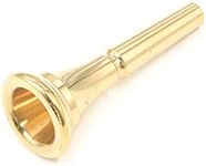 Geesatis Gold Plated Standard Horn Mouthpiece Deep Cup Mouth Horn French Horn Mouthpiece