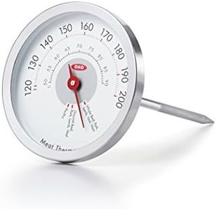 OXO Good Grips Chef's Precision Analog Leave-In Meat Thermometer,Silver,1 EA