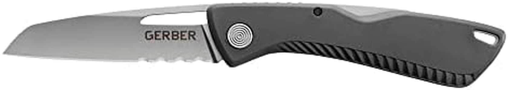 Gerber Gear Gear SharkBelly Knife - 3.25" Serrated Edge Folding Knife - EDC Gear and Equipment - Grey