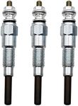 3PCS Glow Plug Replacement for Kubota D722 D902 D905 V1505 V1305 Z482 RTV900 RTV1100, Replacement for Tractor B1700D B1700E ZD326 ZD331, Replacement for Mower BX1800D, Replaces 16851-65510 16851-65512