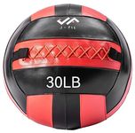 J-Fit Wall Medicine Ball, Red/Black, 30 LB (20-0058)