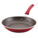 Rachael Ray Cook + Create Nonstick Frying Pan/Skillet, 10 Inch, Red