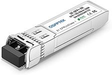 QSFPTEK 10G SFP+ Module, 10GBASE-SR SFP LC Multimode Transceiver, Mini GBIC Fiber Ethernet for Ubiquiti UF-MM-10G 10G, 850nm MMF up to 300 Meters