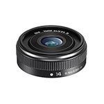 Panasonic LUMIX H-H014AE-K Micro Four Thirds 14 mm Single Focal Length Lens - Black