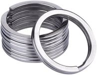 Outus Titanium Key Rings Split Rings 5 Pack, Split Keyrings for Home Car Keys Attachment(1.25 Inch/ 32 mm)