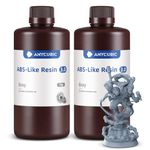 ANYCUBIC ABS-Like Resin 3.0, High Strength & Toughness 3D Printer Resin, Low Odor 405nm UV Curing Resin with High Precision, Widely Compatible with LCD DLP 3D Printing (2kg, Gray)