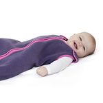 Sleep nest Fleece Baby Sleeping Bag, Purple Rain, Large (18-36 Months)