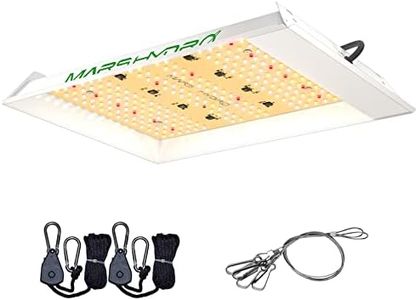 MARS HYDRO 2024 TS600 100Watt LED Grow Light 2x2ft Coverage, New Diodes Layout Full Spectrum Growing Lamps for Hydroponic Indoor Plants Seeding Veg and Bloom Greenhouse Fixtures Four for 4x4'