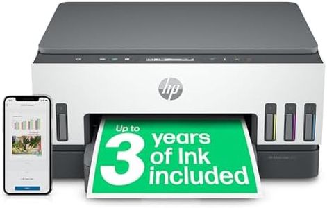 HP 28B54A Smart Tank 7005 Wireless All-in-One Ink Tank Printer, up to 3 Years of Ink Included, Mobile Print, Mobile Fax, Scan & Copy, Grey, White