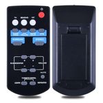 PZL FSR60 WY57800 Replacement Remote Control fit for Yamaha Sound bar YAS101 YAS-101 YAS-101BL ZC94940 YAS101BL ATS1010 YFSR60 FSR62 ATS-1010 YAS-CU201