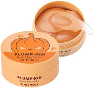 TONYMOLY Plump-kin Retinol Hydrogel Under Eye Patches – Hydrating & Refreshing Eye Patches with Retinol & Pumpkin Extract for Dark Circles & Puffy Eyes, 30 Pairs